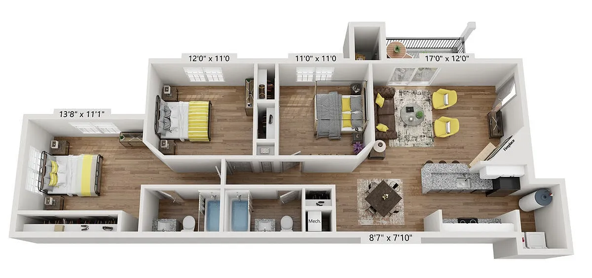 Floor plan Oak