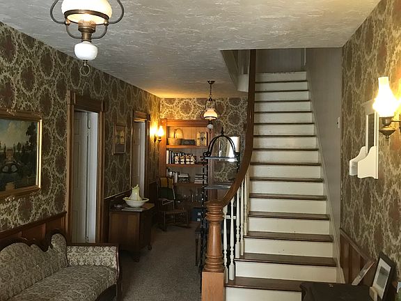 Main stairway at entrance