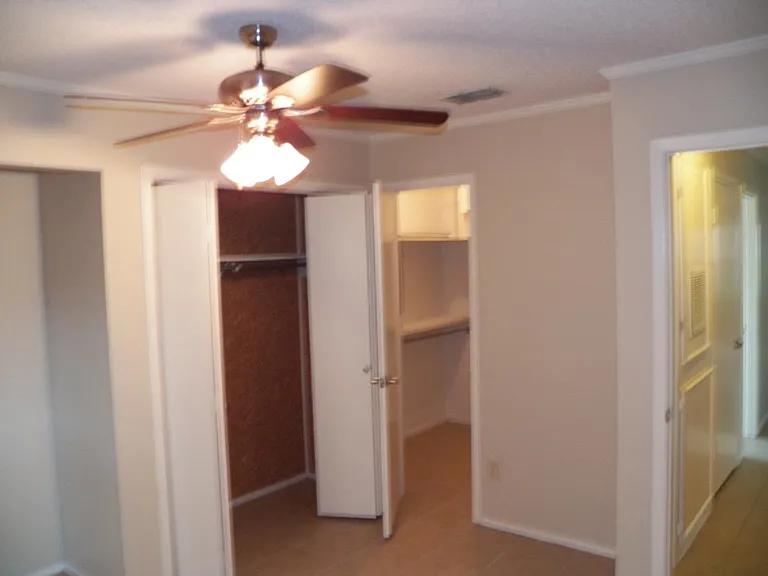 TWO large closets in 2nd Bedroom