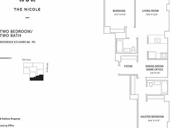 2nd image of 400 W 55th St APT 19B