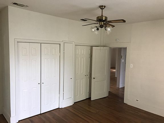Master bedroom, view of closets