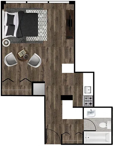 Floor plan Studio