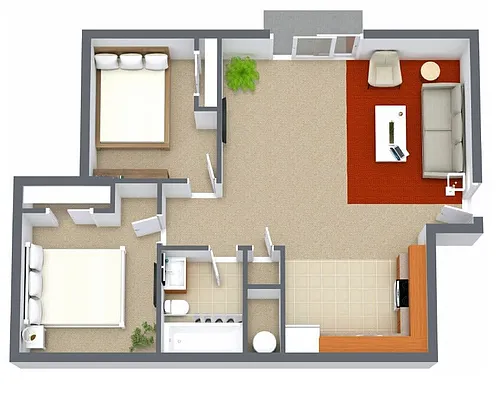 Floor plan Compass