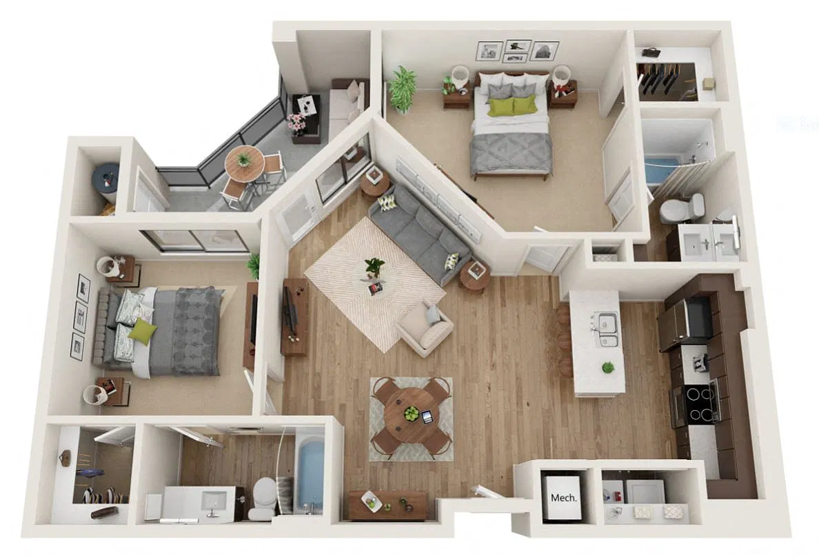 Floor plan B2