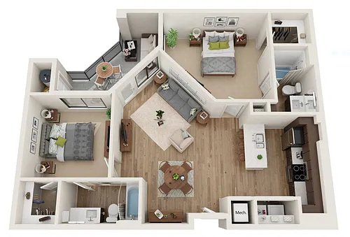 Floor plan B2