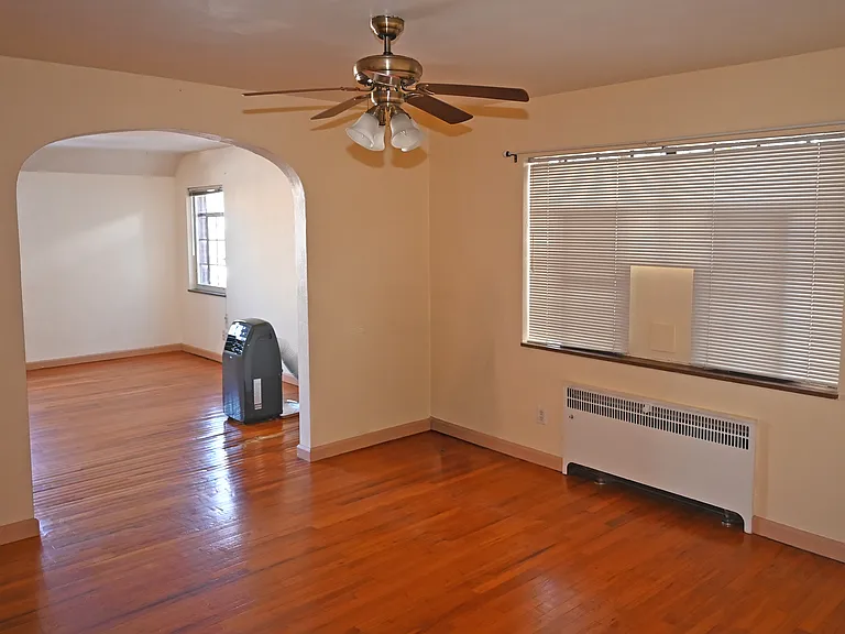 Dining room looking into living room view