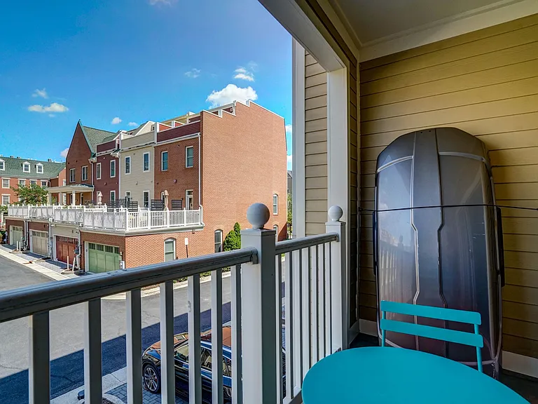 Balcony on master bedroom.