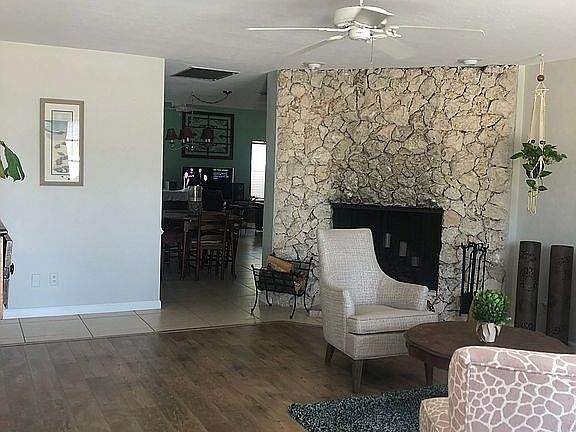 Living Room with Fireplace