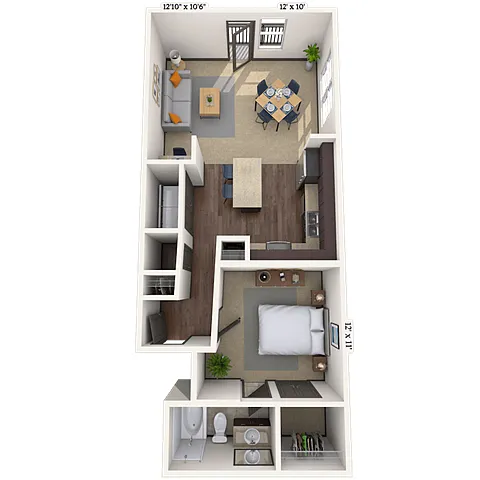 Floor plan M Streets