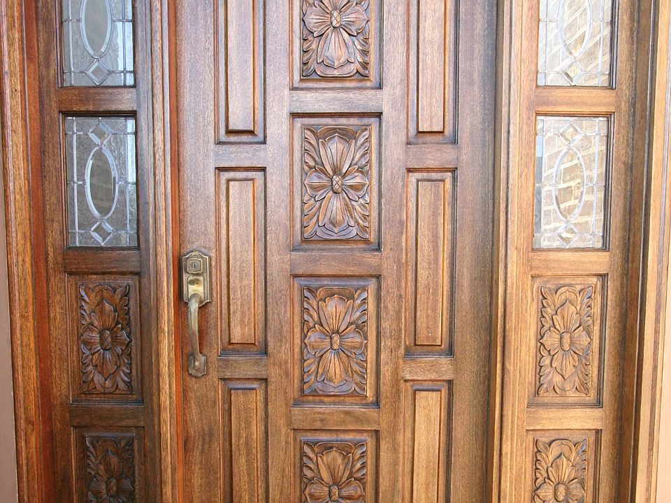 Solid Mahogany Front Door!