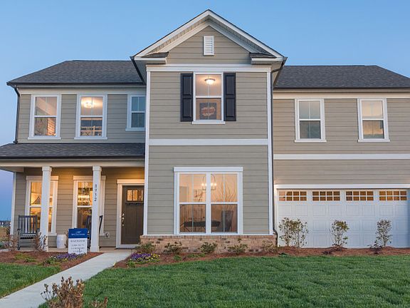 Riverview, a two story home w covered front porch with Home Exterior LC2G - Model Representation
