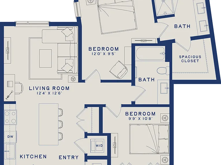 B4U | 2x2 | 981 sq ft B4U | 2x2 | 981 sq ft