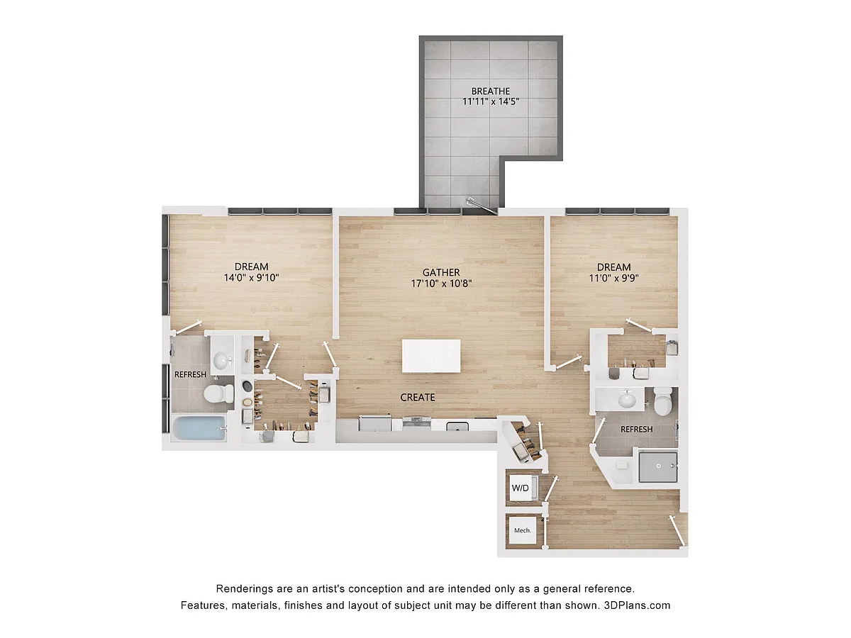 Floor plan F3