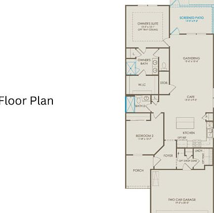 Villa Ranch Floor Plan