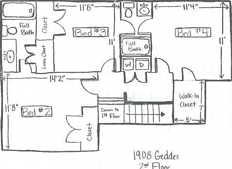 1908 Geddes - 2nd Floor