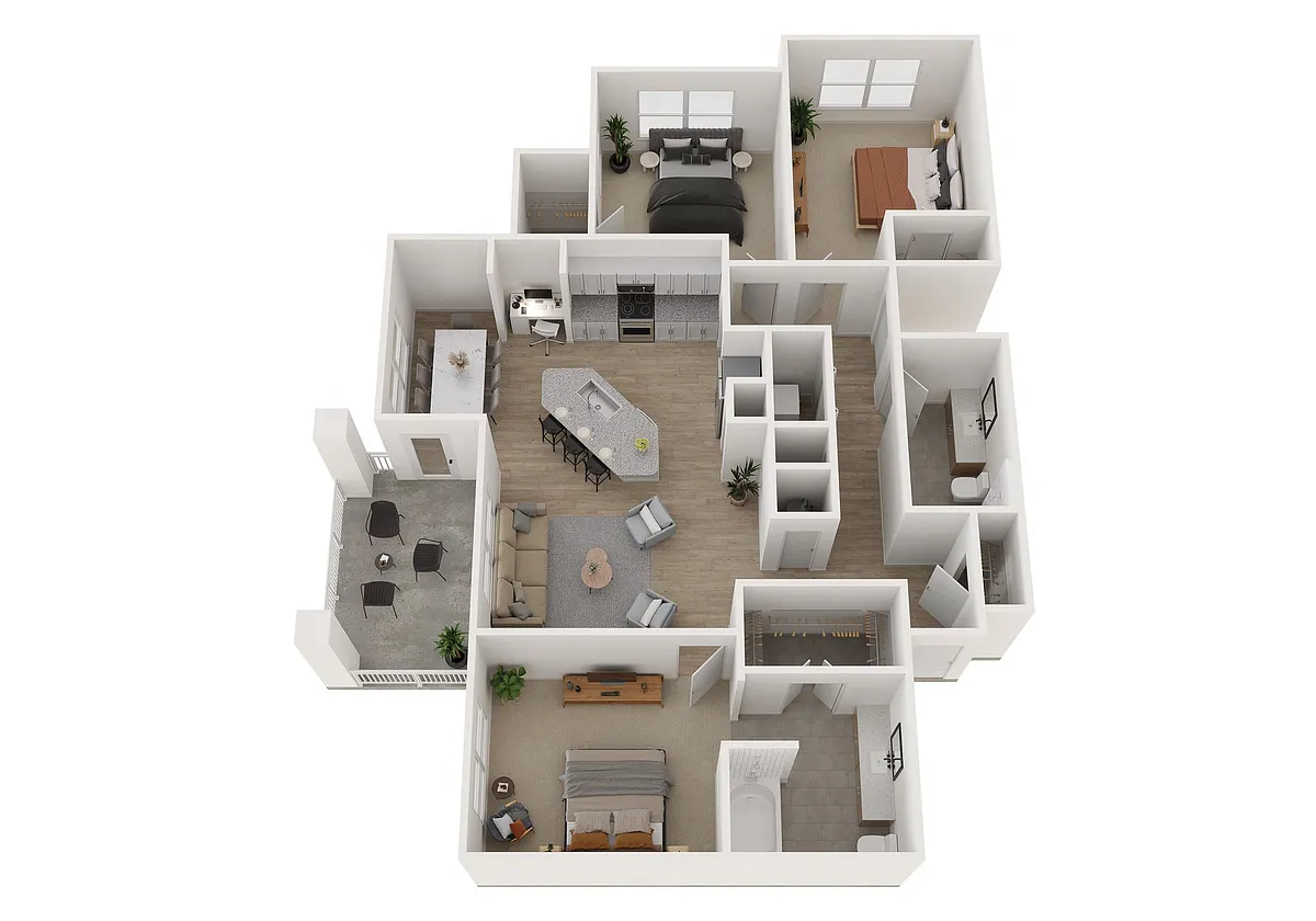 Floor plan C1bR