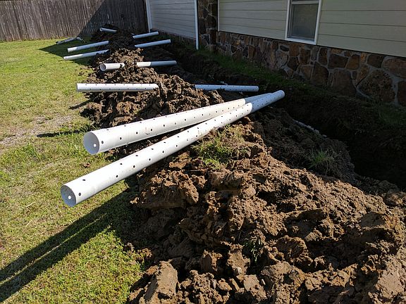 french drain plumbing