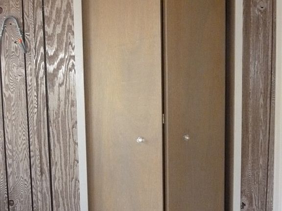 with convenient coat closet.