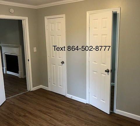 Front bedroom into bathroom