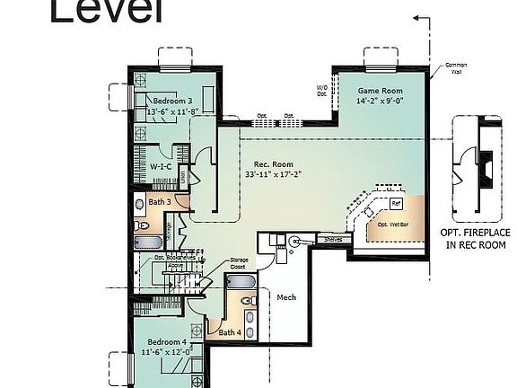 Basement Level Layout