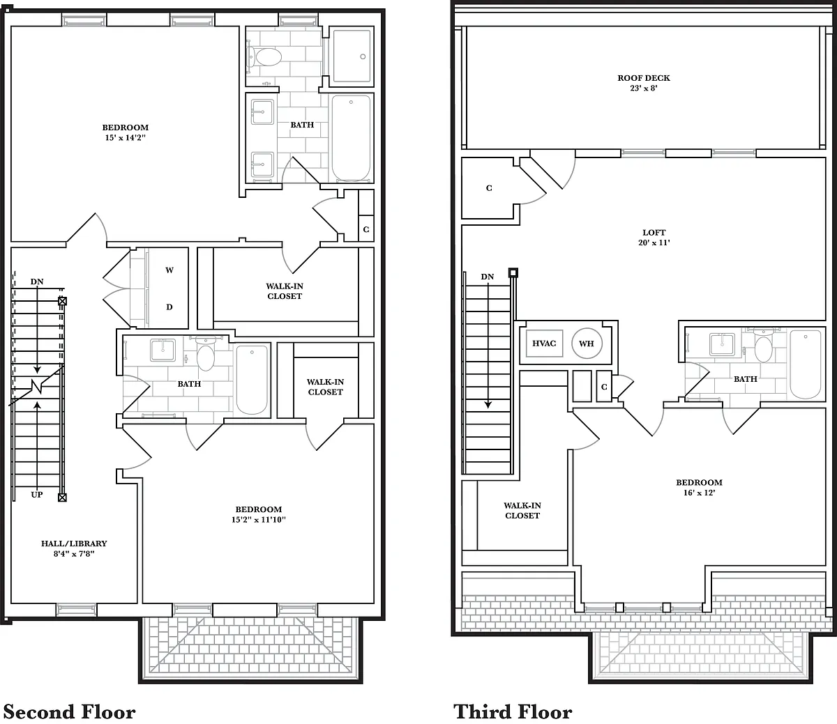 Floor plan 3 Bed/3.5 Bath TH