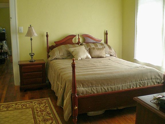 Master bedroom has room for 2 dressers
