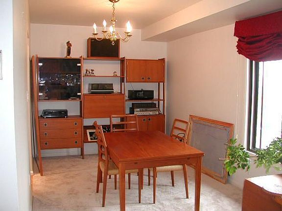 Enjoy view of courtyard from dining room