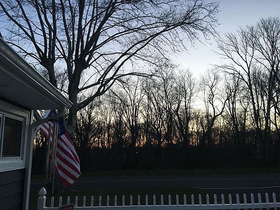 Sunrise from the kitchen