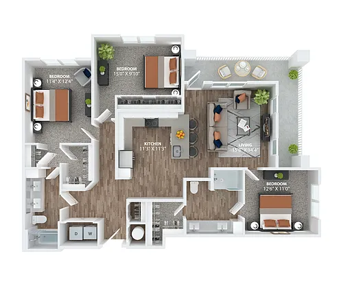 Floor plan Sycamore C2