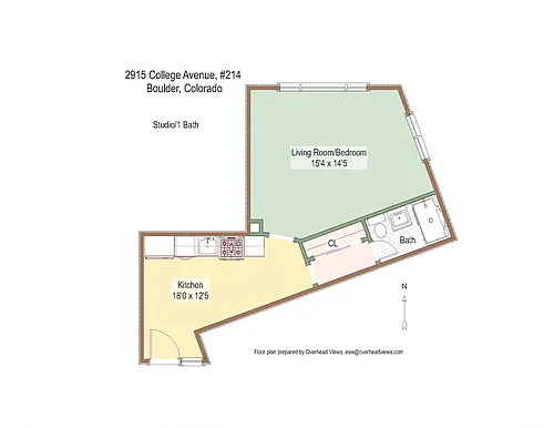 Floor plan Studio