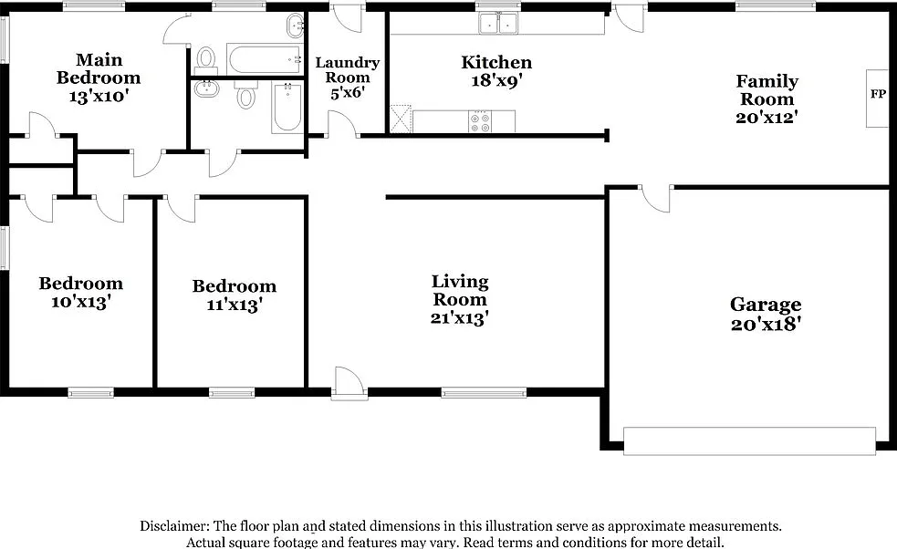 3 bed, 2.0 bath, 1355 sqft, $1,760 — Photo 2