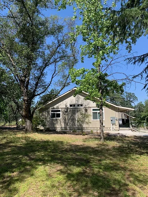 ADU side yard. 10 large trees, not shown, that provide shade to the ADU side yard. - 8499 Quartzite Cir
