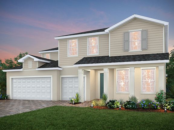 Exterior FM2A with front porch and columns