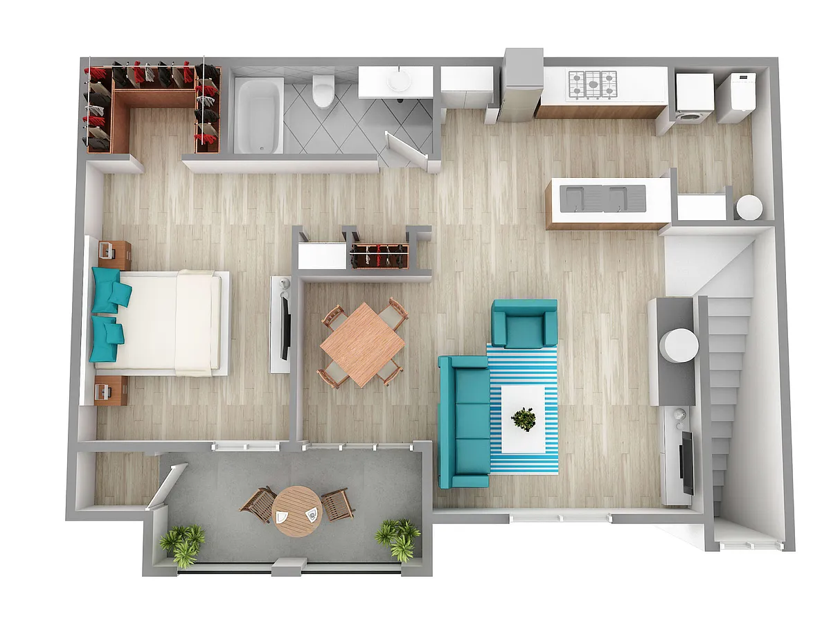 Floor plan A1D