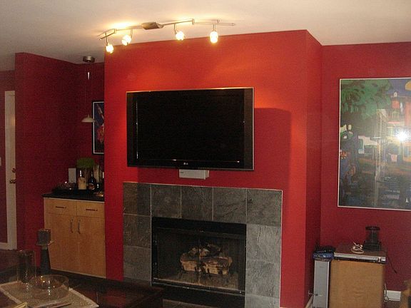 Fireplace & TV