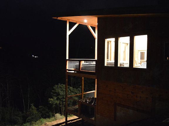 Pretty at night! Quiet too!