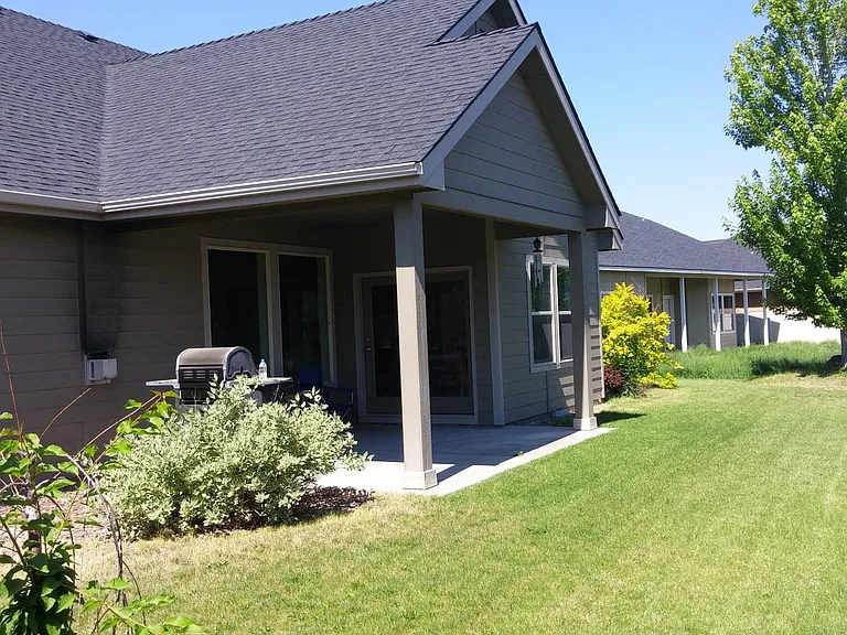 Large covered patio