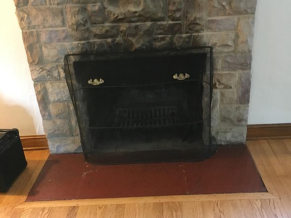 Wood burning fire place