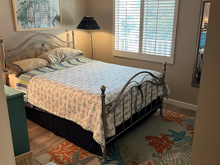 Guest Bedroom with large closet.