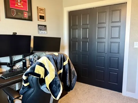 Bedroom 2 on main level
currently used as an office.