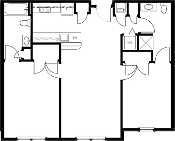 Floor plan Pillsbury