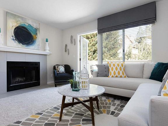 The living room is always full of light, and it comes with a