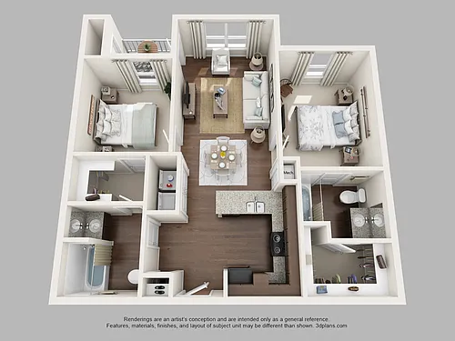 Floor plan The Cedar