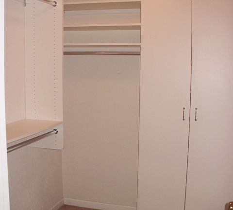 Downstairs Bedroom's Walk-In Closet