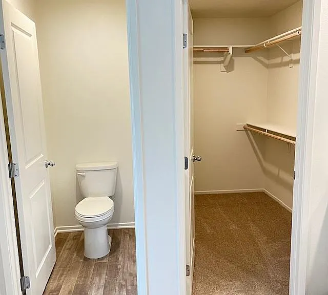 Master bathroom and Walking in Closet