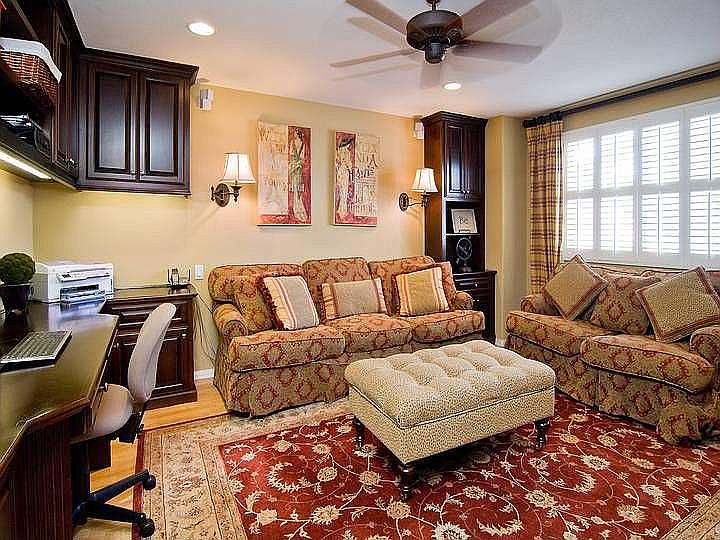 Bonus Suite with built-in entertainment center, desk and cabintes.