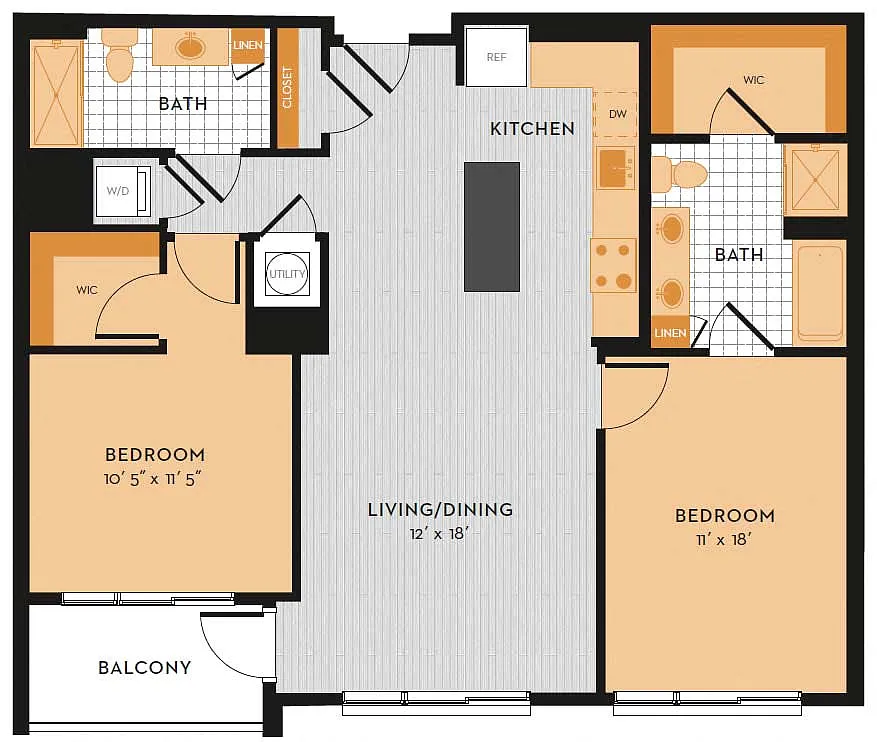 Floor plan B1G