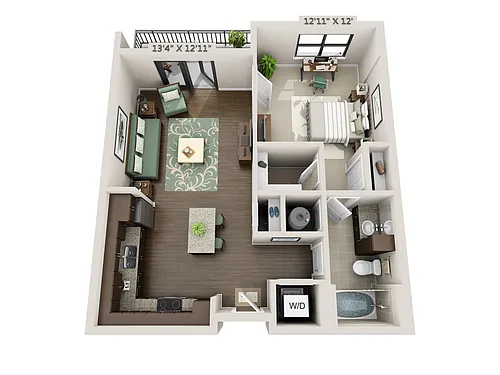 Floor plan Act (A1B)