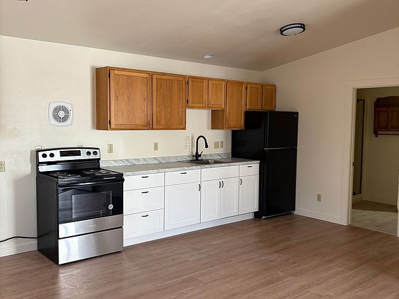 Open concept kitchen area