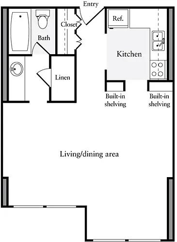Floor plan Studio I